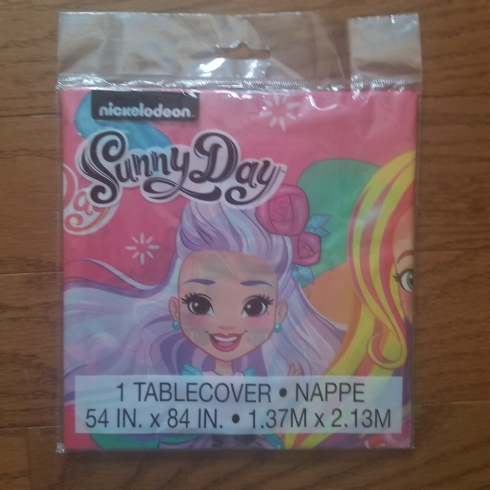 Sunny Day Girls Plastic Tablecover 54″ x 84″ Birthday Party Nickelodeon
