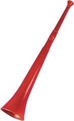 29″ RED COLLAPSIBLE STADIUM HORN (Events & Parades)