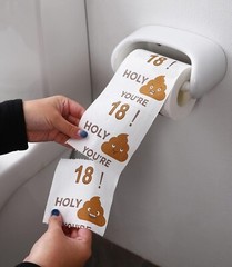 3-Ply Funny Toilet Paper Roll – Perfect Gag Gift for 18th Birthday Celebrations!