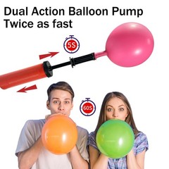 4pcs Balloon Pump Hand Held Inflator Air Pump for Balloons, 4 Random Color, F…
