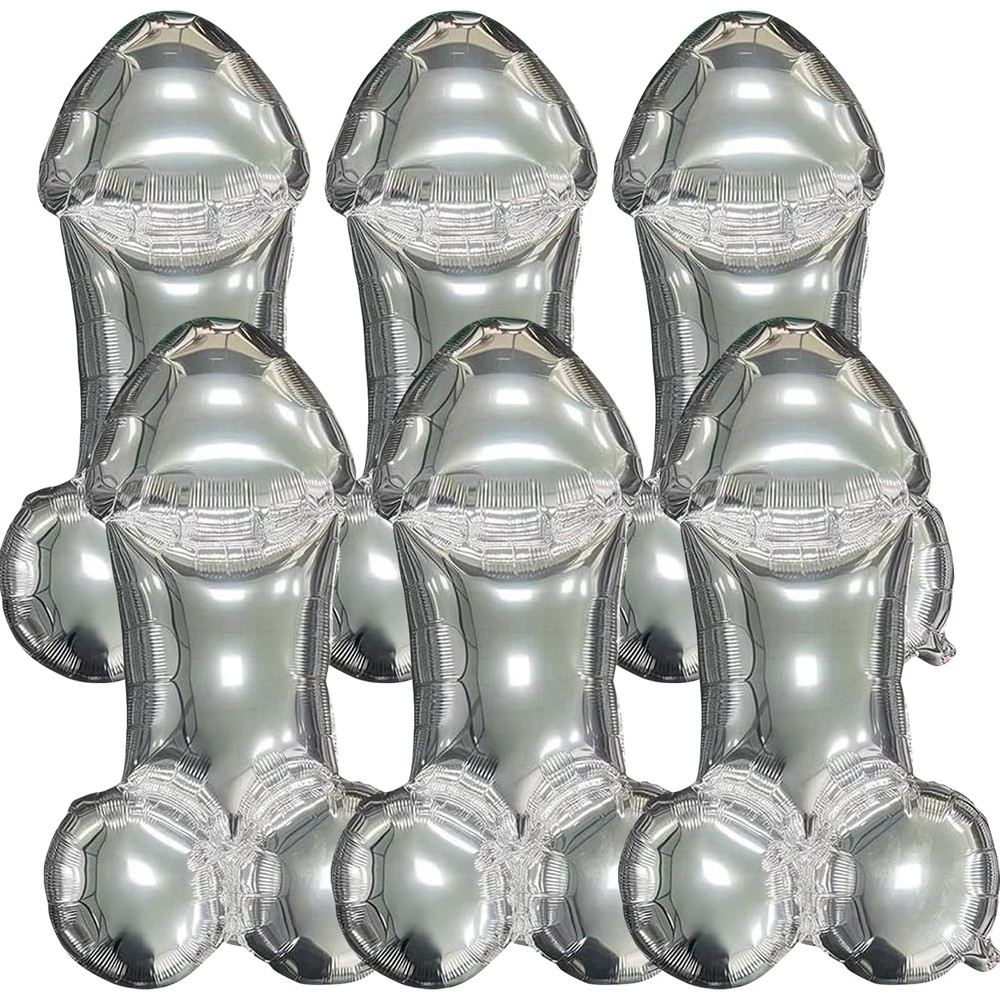6 Pcs Bachelorette Balloons Funny Bachelorette Party Favors Decorations for U…
