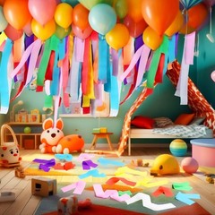 72 Rolls Crepe Paper Streamers – 8 Colors Rainbow Party Decorations for Birthday