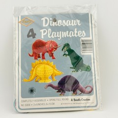 Vintage Beistle 4 pack Dinosaur playmates