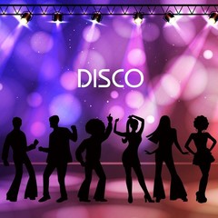Motiskyy 12 Pcs Disco Dance Silhouettes Cutouts Large Retro Removable Pvc Wall