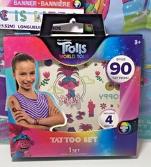 «Trolls» Birthday Party Supplies, Banners, Stickers, Plates, Decoration Kits