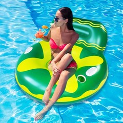 Pool Lounger Float for Adult,Float Hammock,Inflatable Rafts Swimming Pool Air…