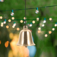 Suspending Bell Pendant Compact Bell Charm Supply christmas wreath bell