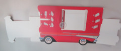 7 Kid Stuff Marketing Cardboard Classic Chevy Bel Air, Ford Mustang, Thunderbird