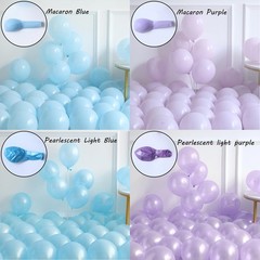 Winter Wonderland Decorations, 162Pcs Snowflake Blue Purple Balloons Arch Gar…