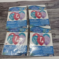 Disney The Little Mermaid Balloons 4 Pack 24 Balloons Total Helium Quality 12 In