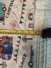 2- Retro Camping RV Tablecloths, Flannel Back