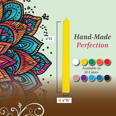 Spell Candles (40 Candles) – One Shipping Charge! Set of 40, Multicolor