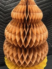 Vintage Large Ice Cream Cone Honeycomb Decoration Party