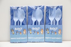 BLUEY Birthday utensils, bluey clues party theme,bluey birthday supplies,bluey