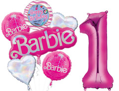 Barbie California Dreaming 1St Birthday Party Supplies Balloon Bouquet Decoratio