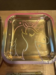 Unicorn birthday party supplies bundle