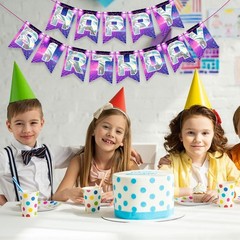 Kpop Birthday Banner Anime Theme Party Decorations Happy Birthday Korean