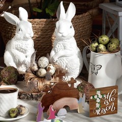 7 Pcs Easter Scene Wooden Decorations Empty Tomb Easter Resurrection Scene Se…