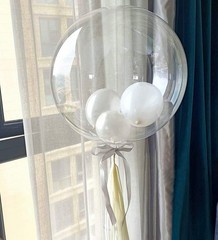 36 Clear Bobo Balloons – 12 Pack Large Transparent Bubble Balloons for Events