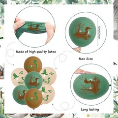 Sursurprise Duck Hunting Party Decorations 36Pcs Mallard Duck Balloons 12 Inc…