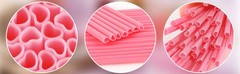 50pcs Pink Heart Shaped Straws Cute Plastic Drinking Heart Straws Disposable for