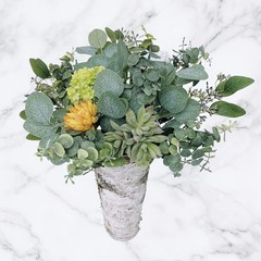 10 Pcs Mixed Eucalyptus Leaves Stems Bulk Artificial Silver Dollar Green,grey