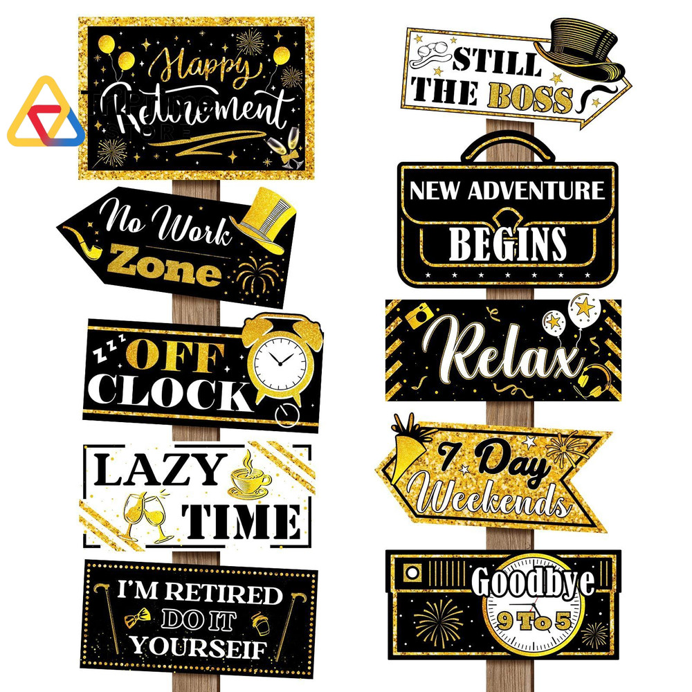 Abilat 20 Pcs 11.4 x 7.9 inches, 11 x 5.1 Black, White and Gold