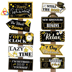 Abilat 20 Pcs 11.4 x 7.9 inches, 11 x 5.1 Black, White and Gold