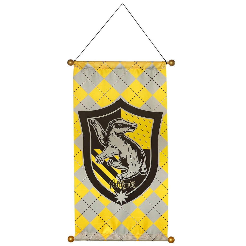 Rubies At Party City Harry Potter Hufflepuff Fabric House Banner For Adults