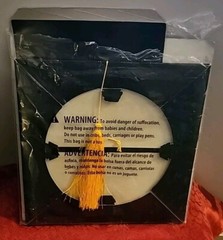 Mortarboard CARD BOX Graduation Graduate Gift BLACK Gold Tassel Party Unused