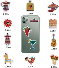 100 Pack Mexican Fiesta Stickers, Mexican Taco Cinco De Mayo Party Favors New