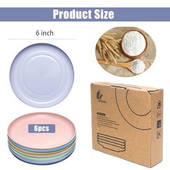 DAPIPIK 6 PACK 6 6-inch mini size, Green, Pink, Blue, Beige, Yellow, Purple