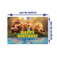 Hoppers Birthday Party Decoration Cake Topper Balloon Banner Background Supplies