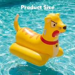 Inflatable Pool Float Battle Game Set for Kids Adults-Includes 2 Giant Ride O…