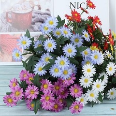 Artificial Daisies 35cm Bouquet Silk Flowers for Office For Home Decor