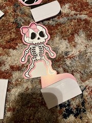 Girl’s 2nd Birthday ‘Bad Two The Bone’ Party 9 PCs Tabletop Centerpieces Decor