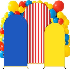 3 Pcs Carnival Arch Backdrop Covers – Variety Sizes