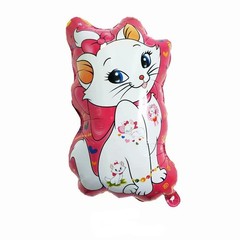 Marie Cat Foil Balloon Bouquet Pink Party 3-Piece Set