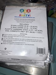 7 Party Balloon Centerpiece Kit Wedding Table Party Graduation Seventy Birthday