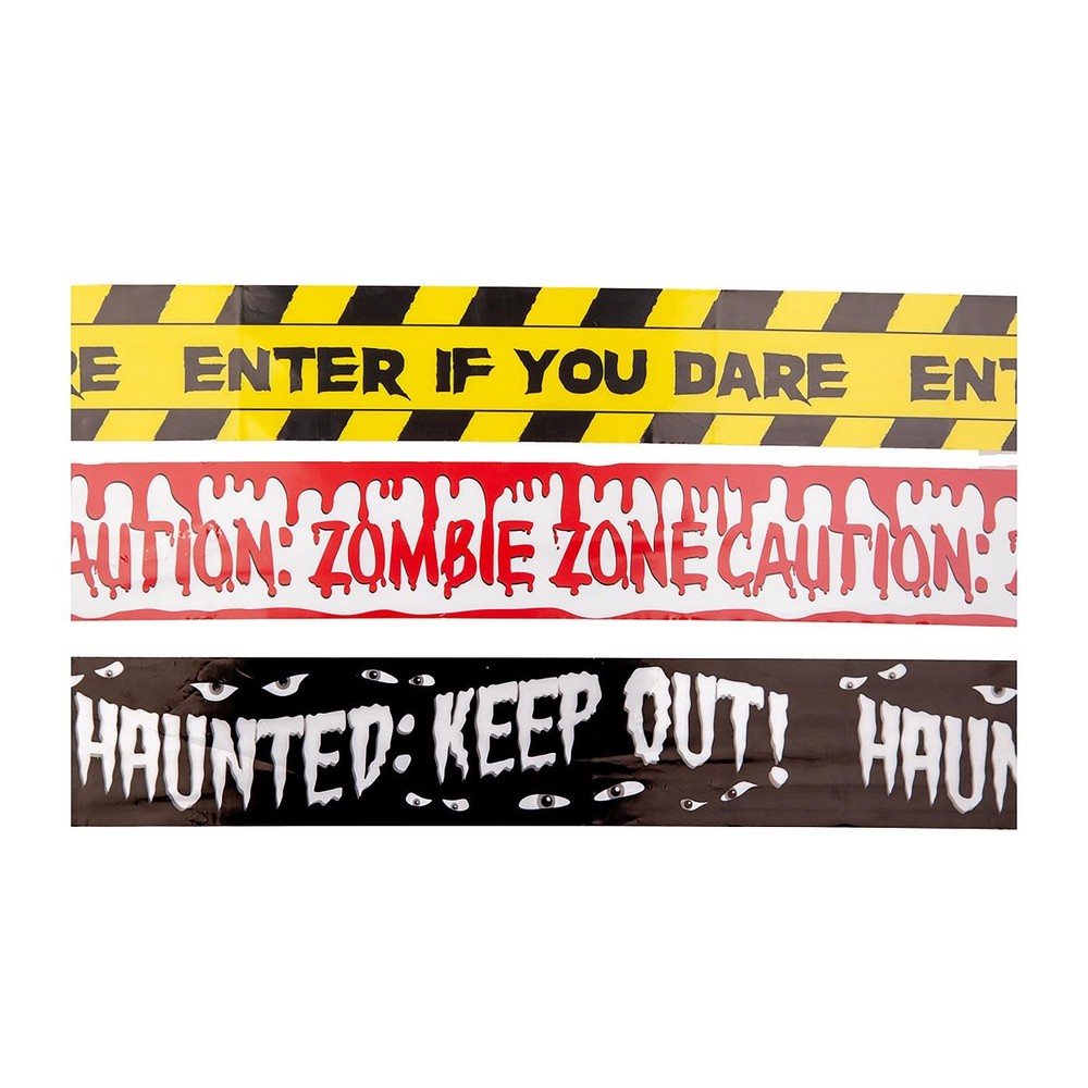 Wicked Costumes – Halloween Caution Tape (3 Pack) – Party Decoration