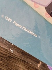 1992 Baby Shower 8.3″ Lamb Centerpiece Decorations Honeycomb Paper Fantasies NOS
