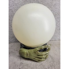 LED Witch Crystal Ball Orb Halloween Prop with Sound & Lights Fortune Teller