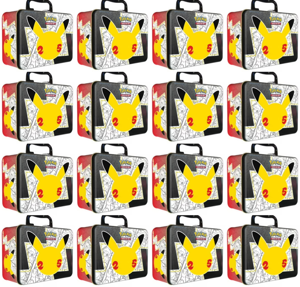 [16 Pack] Pokemon Birthday Lunch Set w/ new Cards, Binders, Stickers & Notepads!