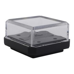Outdoor Solar Fence Light Warm White LED Fits Multiple Posts Easy Installation