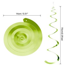 30 Pcs Light Green Party Hanging Single Strip with Hang Tag String,Hook