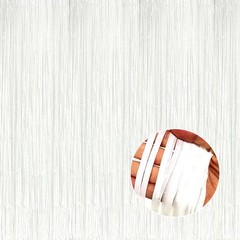 4 PCS 3.2×6.56 Ft White Curtain Blackout Streamer Rod Pocket Indoor Decor