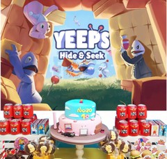Yeeps Party Decoration Birthday Backdrop Banner Poster Background Vinyl 5x3ft