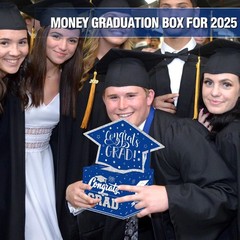 Class of 2026 Graduation Money Box for Cash Gift Pull, Funny Surprise DIY Cash..