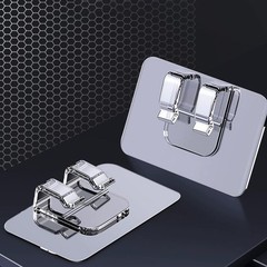 Transparent Outdoor String Light Hooks: 60-Pack Self-Adhesive Cable Clips!