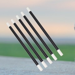 10Pcs Reusable Black Magical Wand Halloween Costume Prop for Kids Playing
